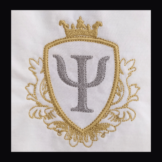 Bordado universitário - Psicologia