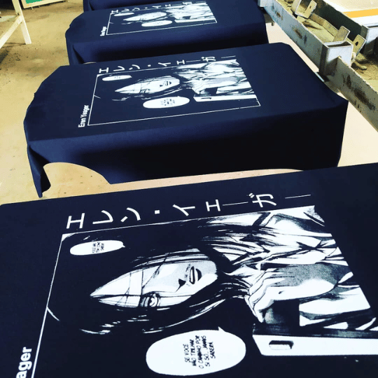 Estampa personalizada de anime.